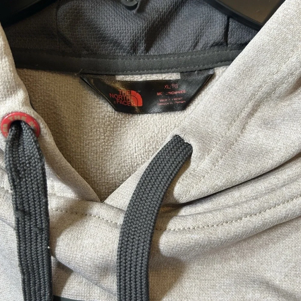 The North Face Light Gray Men's Hoodie - Picture 2 of 5